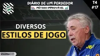#17 Novas ESCOLHAS T&Aacute;TICAS para QUATRO ESTILOS diferentes | MONEYBALL | FM24
