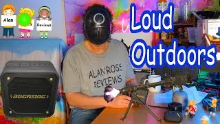 Bogasing M10 outdoor speaker review - cheap and loud! 15 watts!