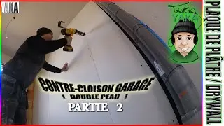 2/8 ➡️ Comment faire Double Peau PHONIQUE ACOUSTIQUE 2 BA13 sur Contre-Cloison s&eacute;parative KNAUF ‼