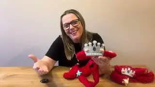 Tutorial: Tiara Tran&ccedil;a da Ariel Pequena Sereia para lembrancinha, mimo, presente, brincadeira e mais