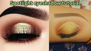 Spotlight eyeshadow tutorial #cutcrease eyemakeup #eyeshadow practice on hand #bridal eyemakeup