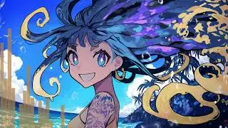 Moonlight across the meadow | Retro Surf Guitar Beach Vibes