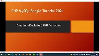 variables in php bangla tutorial 2021