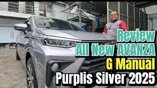 Fitur Lengkap Pada New AVANZA G Manual Warna Purplis Silver Tahun 2025 |Toyota Medan 085362072000