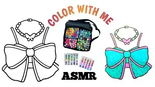 Color with me satisfying ASMR | Art therapy | Satisfying senses