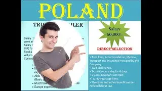 POLAND NEW JOBS 2021🇵🇱 \\ EXITING SALARY \\ DIRECT SELECTION \\ SR CONSULTANCY \\ GULF ASSISTANT