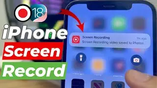 Screen Recorder on iPhone/iPad - IOS 18 have Screen Recorder