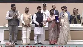 Alia Bhatt Receives 69th National Film Award for Gangubai | Best Actress Award 2023 | NFA2023
