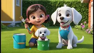 No No! Don&rsquo;t Color the Dog &ndash; Rainbow Pup Trouble! | Silly Behavior Song for Kids | Pet Care