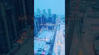 Winter in Calgary 🥶 Drone Views