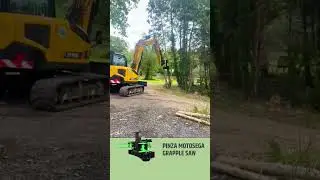 OMEF Grapple Saw on Sany Excavator | Safe & Precise Tree Cutting and Handling #treefelling #omef