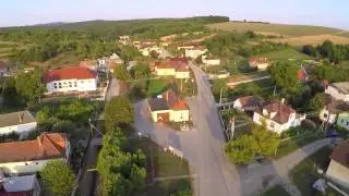 Obec MIEZGOVCE z vtáčej perspektívy