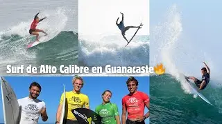 Darshan Antequera, Leilani Mcgonagle, Sam, Nadav y mas, surcando en Guanacaste, Costa rica