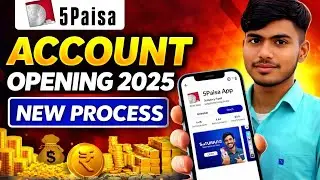 5Paisa Demat Account Kaise Khole 2025 | New Process | ₹0 Account Opening