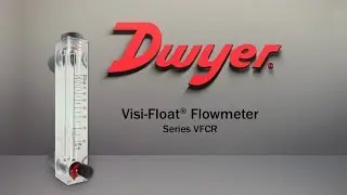 Visi-Float&reg; Acrylic Flowmeter with Roto-Gear Valve Technology: Series VFCR