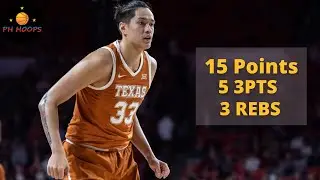6'7 FIL-AM KAMAKA HEPA HIGHLIGHTS TEXAS LONGHORNS vs KANSAS  (2021.01.17) | 15 pts, 3 rebs, 1 ast