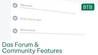 BTB Webcampus 4) Das Forum & Community-Features