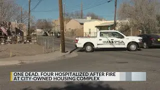 Fire at Albuquerque senior housing complex sends 4 to hospital, displaces 8