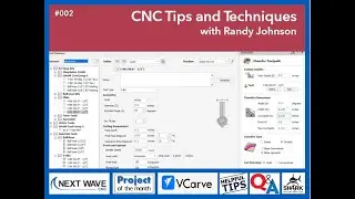 002 - CNC Tips and Techniques - Chip Carved Cutting Board Toolpath Setup