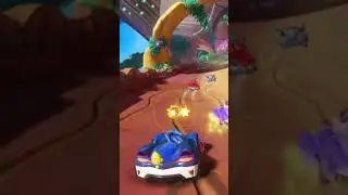 SONIC &Eacute; R&Aacute;PIDO DEMAIS! 🏁💨 Team Sonic Racing #Shorts