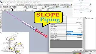 SP3D Training | Lecture 28 | Detail Video on Slope Pipe Routing #pipingdesign #piping #sp3d #design