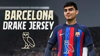FC Barcelona Drake Owl Logo Jersey | FIFA 23 Mod
