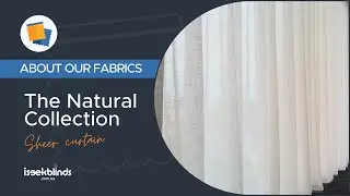 Experience Effortless Elegance with Natural Sheer Curtain Fabric | iSeekBlinds