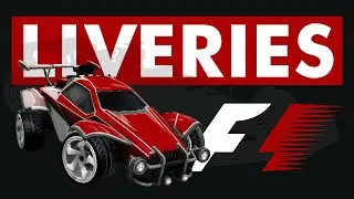 formula 1 like liveries in rocket league