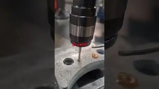 taraudage  qui se passe mal taraud  cass&eacute; #m&eacute;canique #cncmill #machine #broken #fif #cnc#precision