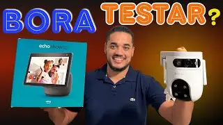 Dual! C&acirc;mera de Seguran&ccedil;a WiFi Ezviz H9c 3k, lente dupla 5mp, Compat&iacute;vel com Alexa
