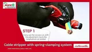 @intercablegroup ABI1 universal cable stripper with spring-clamping system