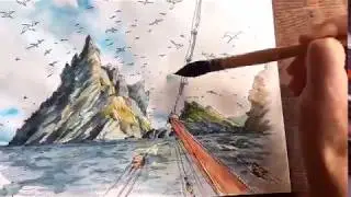 One Minute Tutorial: Painting Dramatic Sky