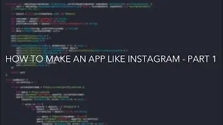 iOS Swift Tutorial: Make an App Like Instagram - Part 1
