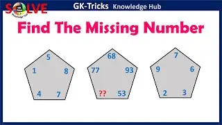 Find the Missing Number Series #6 | Unique Pentagon Logic Puzzle Explained