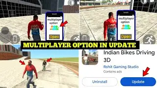 New Multiplayer Option Cheat Code in Indian Bike Driving 3D 🤯🔥| New City Map Update | Harsh in Game 
