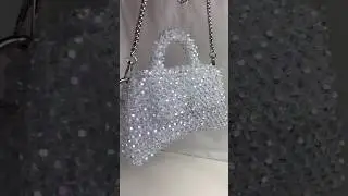 HOW TO MAKE PEARL BEADED BAG//PEARL BEADED BAG TUTORIAL/HOW TO MAKE BEAD BAG CRYSTAL/DIY BEADED BAG