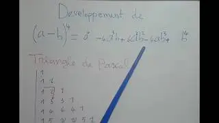 Triangle de Pascal Développement et reduction rapide~1