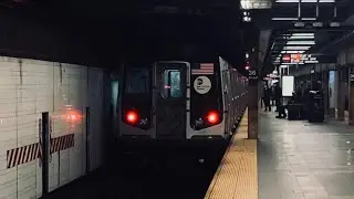 BMT 4th Avenue Line - Manhattan bound R160A () Train via 4th Av Exp (D) Line @ 36th Street