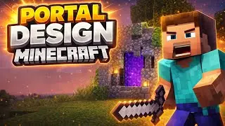 First Android Minecraft World with an Awesome Portal Design #minecraft 