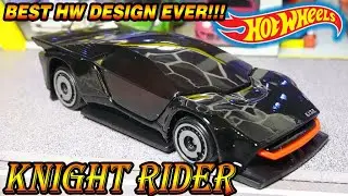 Hot Wheels KNIGHT RIDER HW K.I.T.T.  CONCEPT diecast car unboxing & review ~ Best Design Ever!!!