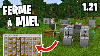 La Ferme &agrave; Miel la PLUS FACILE Minecraft 1.21.11