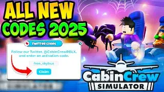 ВСЕ КОДЫ СИМУЛЯТОРА БОРТОВЩИКА ROBLOX - Рабочие коды симулятора бортпроводников 2025! (Декабрь)