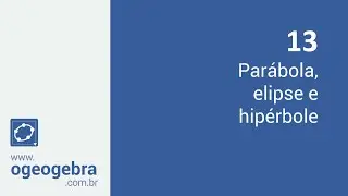 13- GeoGebra - Párabola, elipse e hipérbole