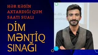 Məhşur qum saatı məsələsinin izahı. Dim  Məntiq sınağı