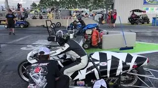 BEAUTIFUL WOMEN RACE FAST PRO OPEN DRAG BIKES - NITROUS GS VS. NHRA PRO STOCK MOTORCYCLE