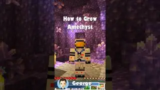 How You Can Grow Amethyst Crystals Cluster Shard in Minecraft - YouTube #shorts #minecraft
