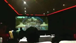 Response for Khaidi No. 150 trailer in theatre.