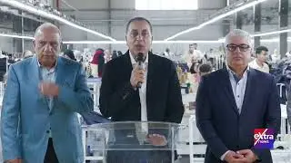 مؤتمر صحفي لرئيس مجلس الوزراء خلال افتتاحه عددا من المشروعات بمنطقة القنطرة غرب الصناعية