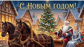 С Новым Годом 2026 🎄 Волшебная новогодняя песня - пожелания красивый праздничный видеоклип