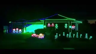 Christmas Light Show 2024 - The Polar Express
